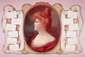 Calendar Prints: Swift Premium Calendar W/Woman; 1903