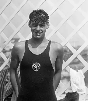 Long Beach Prints: Swimmer Johnny Weissmuller