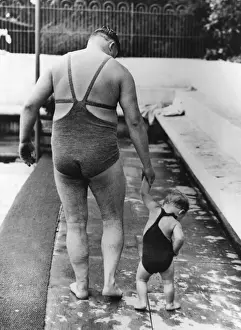 Portrait Male Back Prints: Swimmers 1937