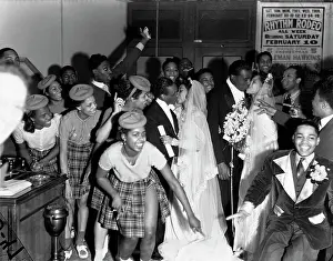 Groom Prints: Swing Dancing at Double Wedding in Harlem