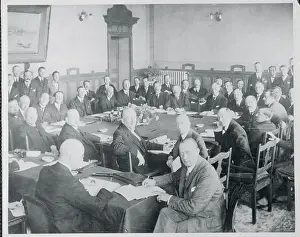 Hans Luther Prints: Swiss Delegates at Locarno Conference