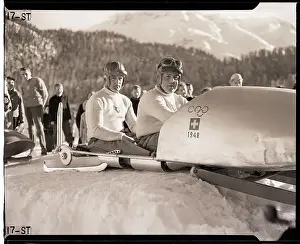Gold Medal Prints: Swiss Olympic Gold Medal Bobsled Team