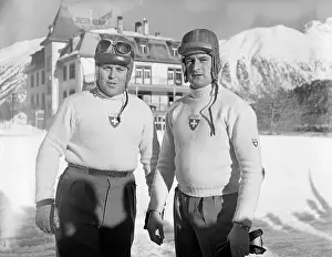 Gold Medal Prints: Swiss Olympic Gold Medal Bobsled Team