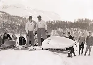 Gold Medal Prints: Swiss Olympic Gold Medal Bobsled Team