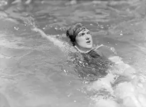 Practice Prints: Sybil Bauer Practicing Swimming