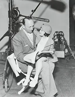 Sybil Jason Rehearsing with Michael Curtiz