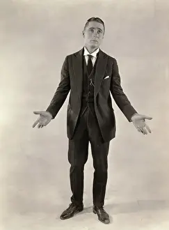 Worry Prints: Syd Chaplin Looking Helpless
