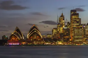 2012 Prints: Sydney City at twilight time, Australia