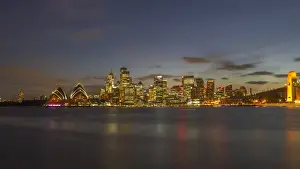 2012 Prints: Sydney City at twilight time, Australia