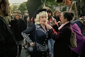 Sylvester Stallone And Dolly Parton Filming Rhinestone