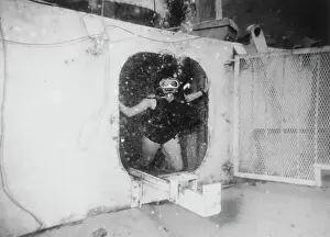 Earle Prints: Sylvia Earle in Underwater Tank