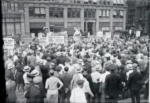 Rhetoric Prints: Sympathizers Staging Protest