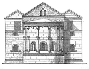 Syria Prints: Syria Aleppo Basilica Qalb Lozeh, Qalb Loze, Qalb Lawzah
