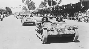Syrian Tanks in Parade