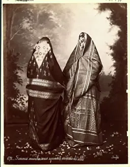 Syria Prints: Syrian Women In Traditional Outfit