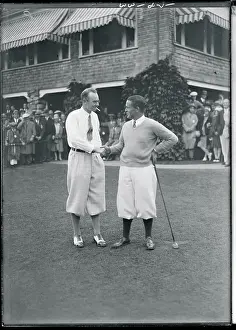 Etiquette Prints: T. Phillip Perkins Shaking Hands with Bobby Jones
