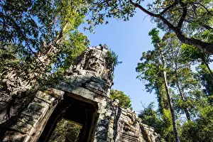 Ta Prohm Gate Siem Reap Cambodia