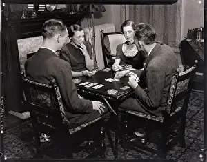 Vice Prints: Table of Bridge Players