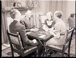 Table of Bridge Players