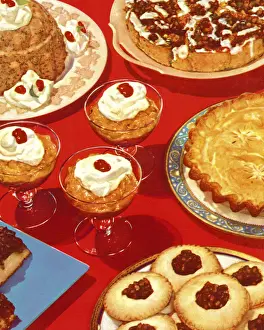Table Full of Desserts