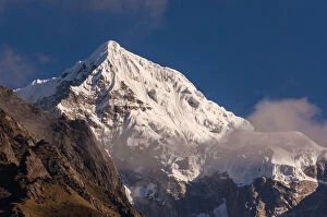 Images Dated 2nd October 2015: Taboche mountain peak from Tengboche village