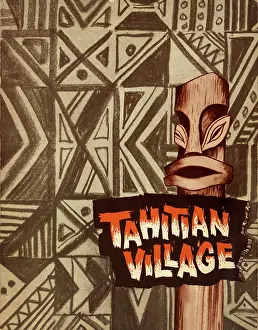 1960 Prints: Tahitian Village
