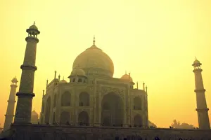 Taj Mahal Prints: The Taj Mahal at dawn