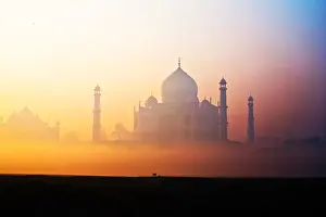 Taj Mahal Prints: Taj Mahal at dawn