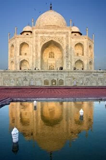 Taj Mahal, reflected