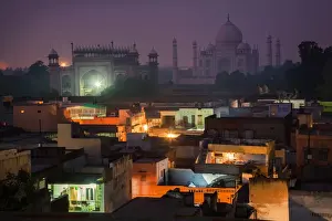 Taj Mahal Prints: Taj Mahal - In The Shadow Of Endles Beauty