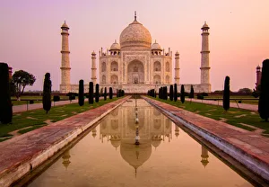 Taj Mahal at sunrise