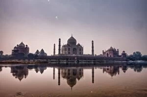 Taj Mahal Collection: Taj Mahal from Yamuna riverside