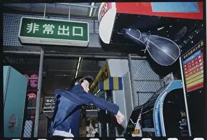 Takashi Sato Practicing His Boxing Punches