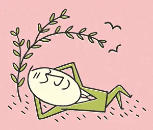 Lounge Collection: Taking a Nap Outside Under a Leafy Branch