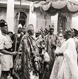 Traditional Style Prints: Talking at Conference of Chieftains