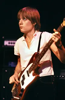 Bass Guitar Prints: Talking Heads In Concert