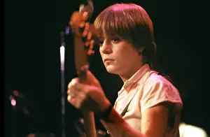 Bass Guitar Prints: Talking Heads In Concert