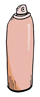 Pink Collection: Tall pink spray can