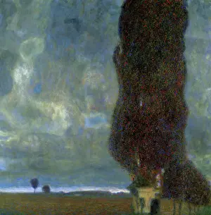Klimt Prints: Tall Poplars II