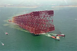 Tallest Oil Platform Being Towed