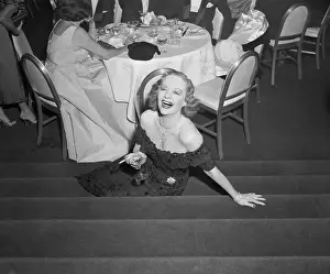 Partygoer Prints: Tallulah Bankhead with Drink in Hand