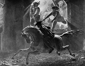 Landscape Animal Working Prints: Tam O Shanter