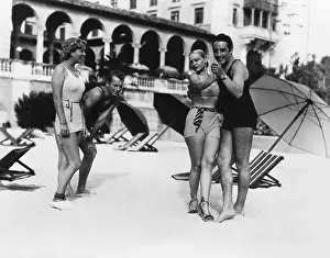 Tango Prints: Tango Demonstration on the Beach