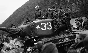 Tank Crew Takes Marilyn Monroe on Ride