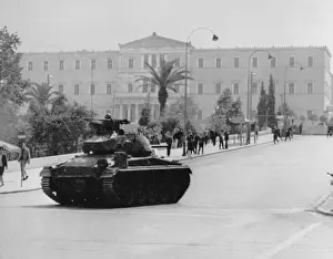 Coup Detat Prints: Tank in the Streets of Athens