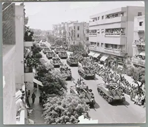 Tanks Traveling in Parade