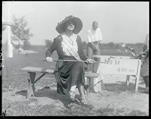 Tansia Zara Relaxing on Golf Course