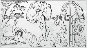 Punishment Prints: Tantalus, Sisyphus And Ixion/Illustration