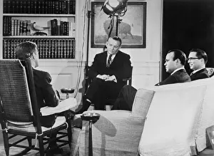 Taping John Kennedy's Television Report