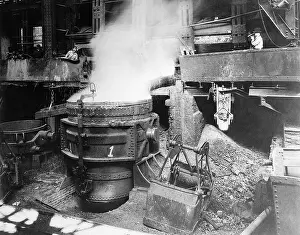 Furnace Prints: Tapping A Heat Of Steel
